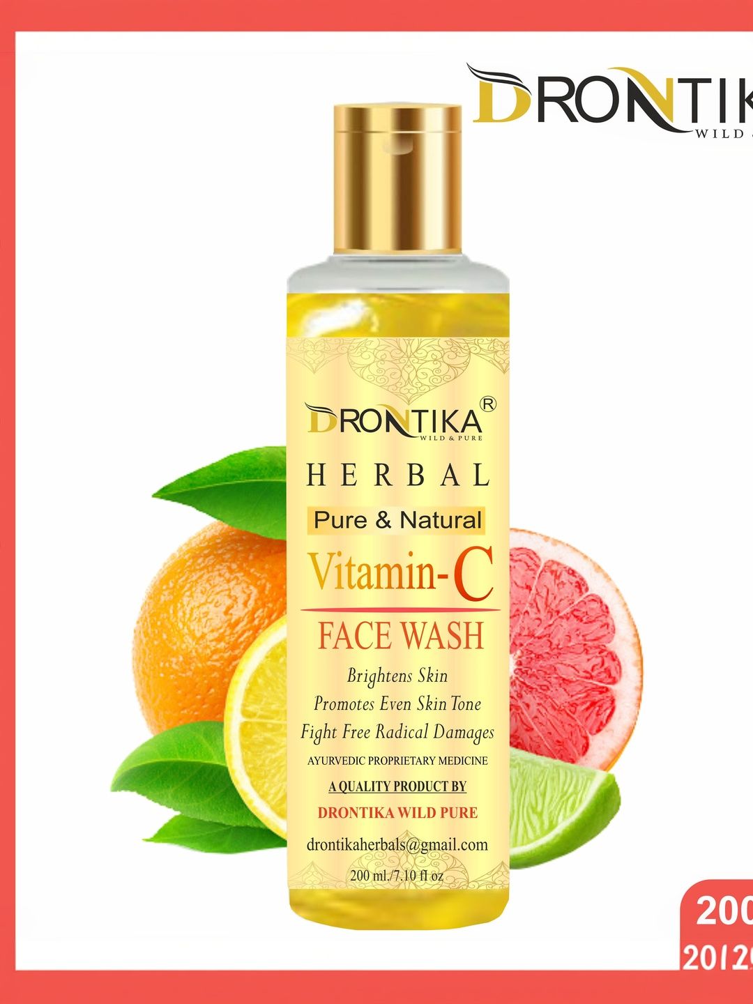 DRONTIKA Vitamin C Face Wash For Hydration - 200 ml-picture-14