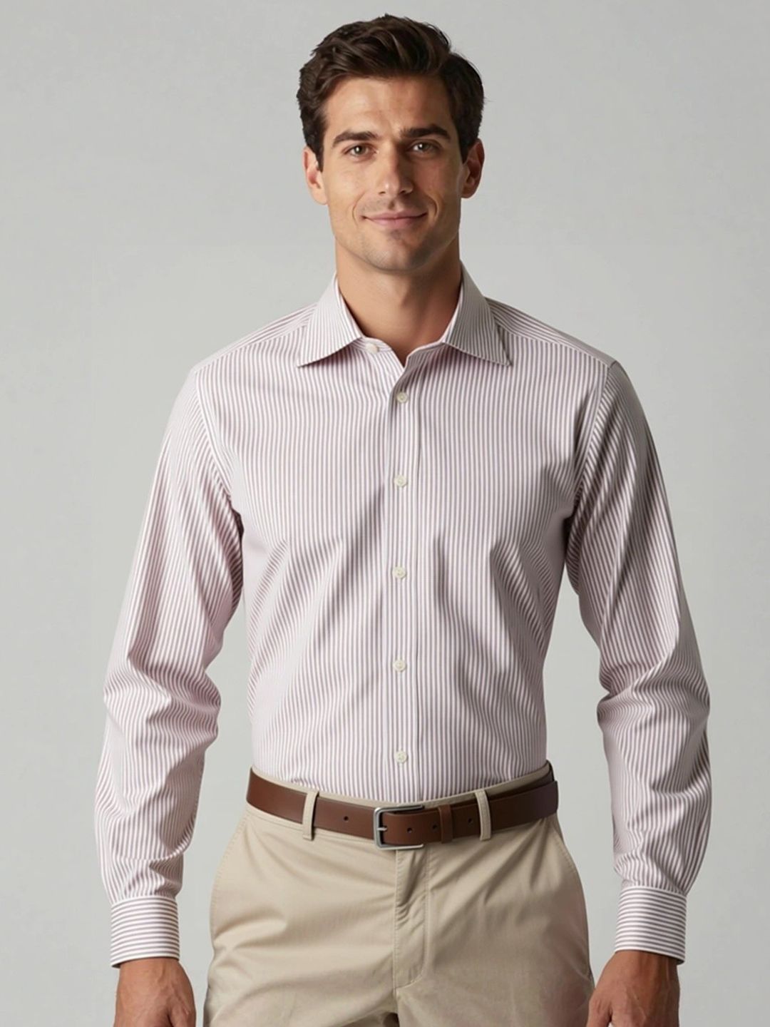 Camicissima Men Slim Fit Striped Formal Shirt-picture-14