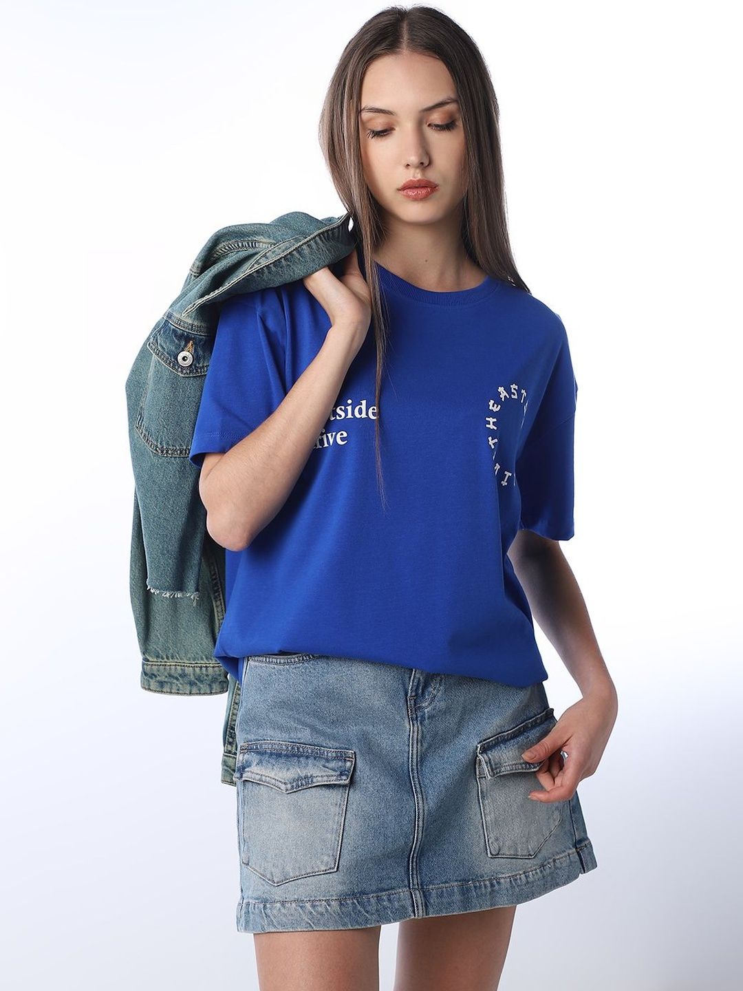 ONLY Women Typography Printed T-shirt