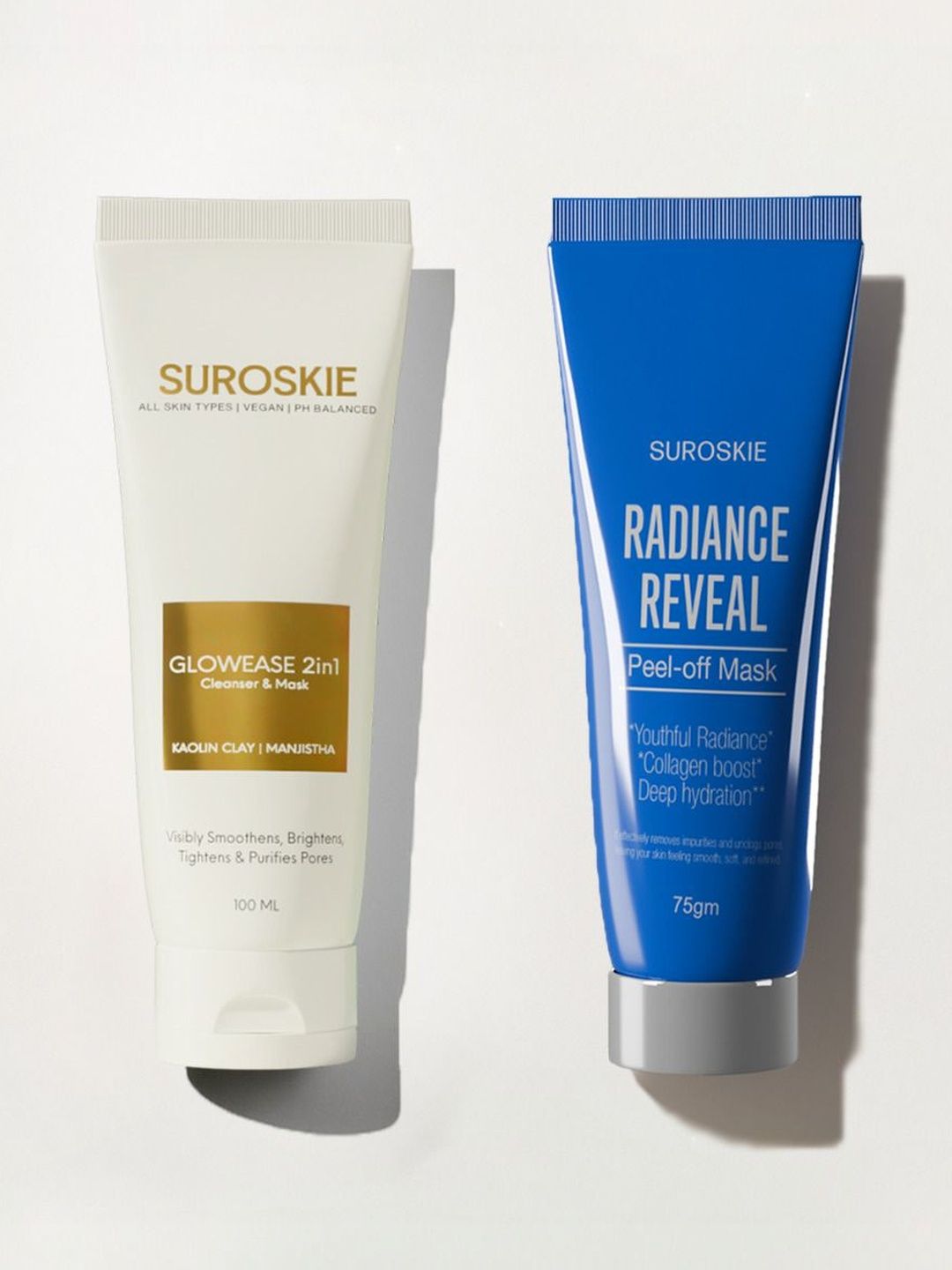 SUROSKIE Set Of 2 Korean Clay - 100 g & Radiance Reveal Peel Off Mask- 75 ml-image-42