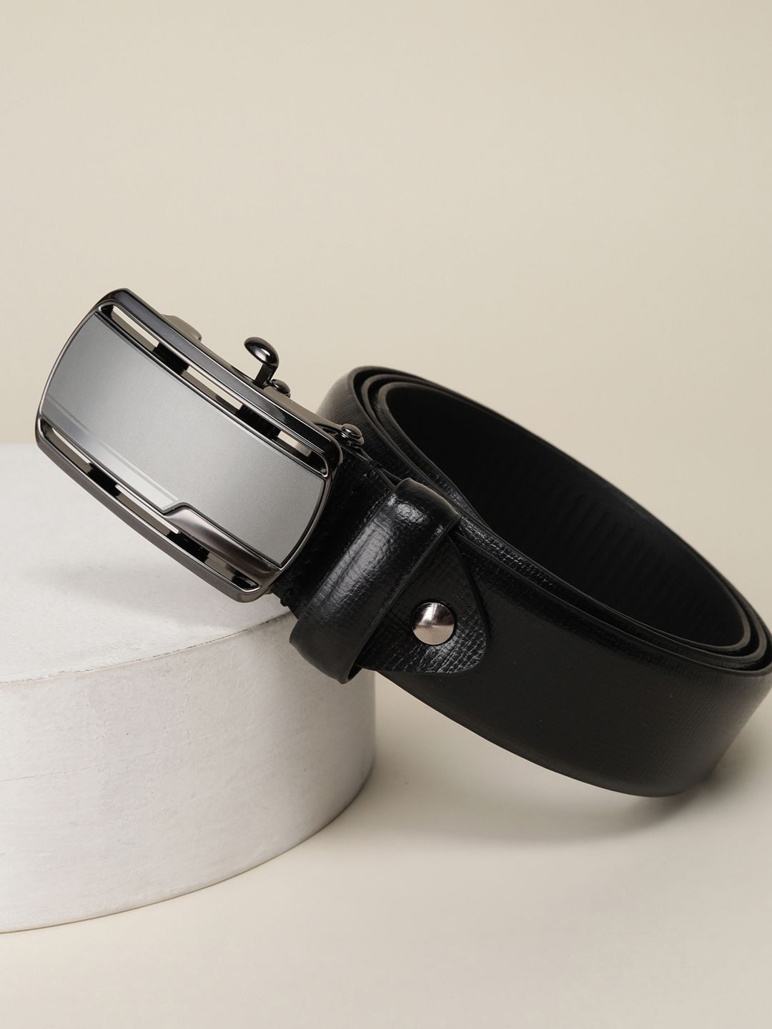 Van Heusen Men Textured Leather Formal Belt-picture-39