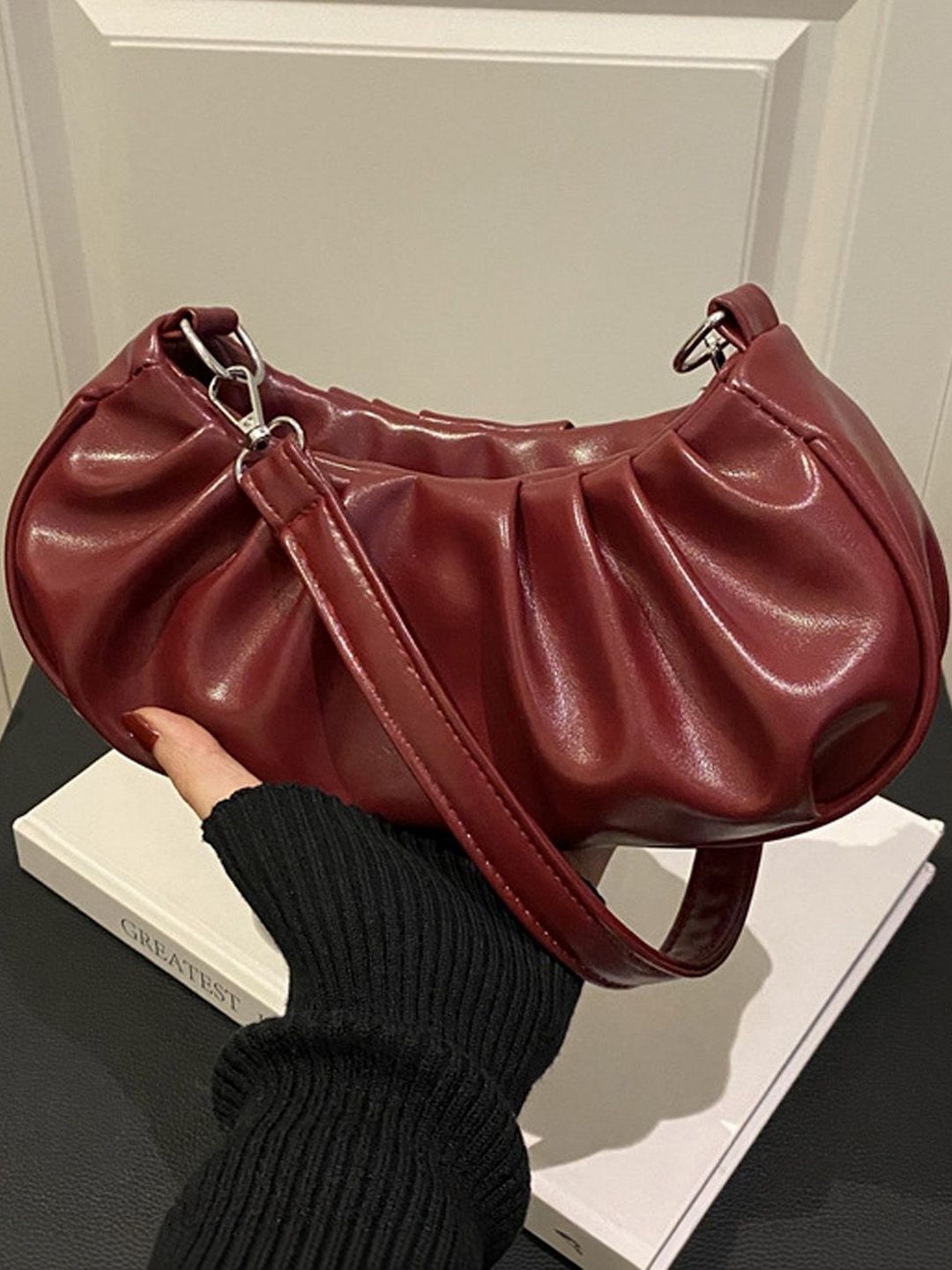 Lara Karen Textured PU Sling Bag-picture-38