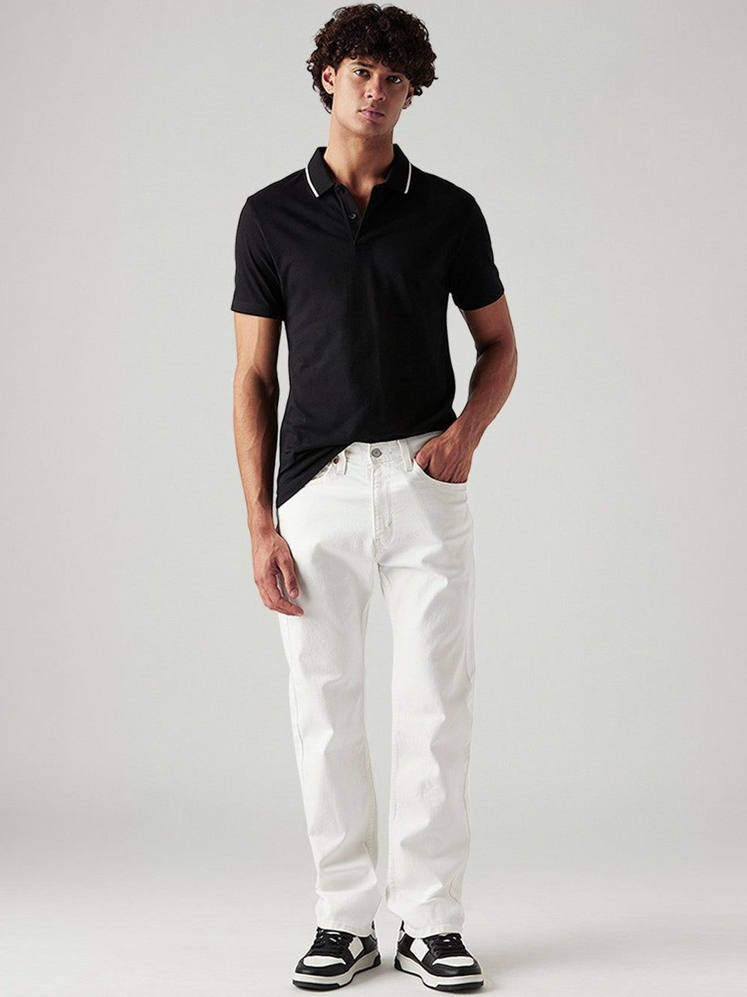 Levis Men Classic Straight Fit Mid-Rise Stretchable Jeans-picture-42