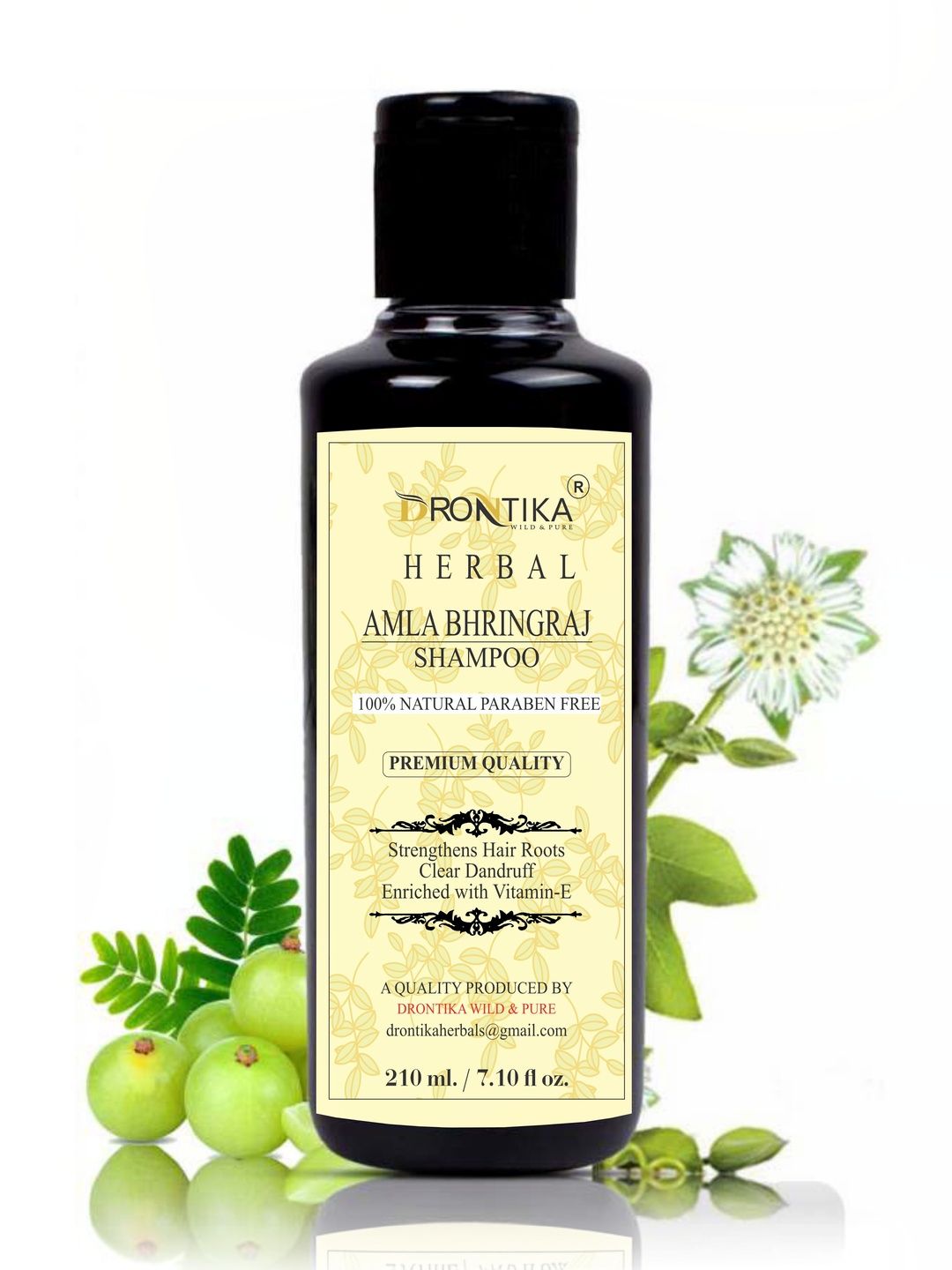 DRONTIKA Amla Bhringraj Shampoo For Dandruff - 210 ml-picture-25