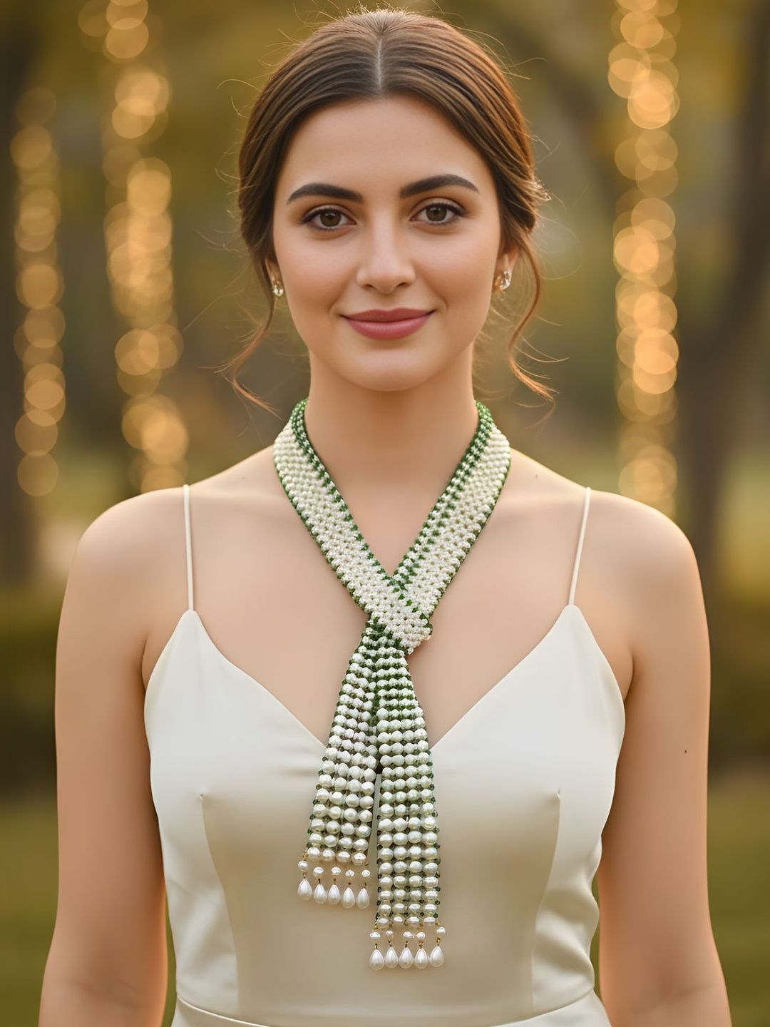 KARATCART Gold-Plated Layered Necklace-picture-26