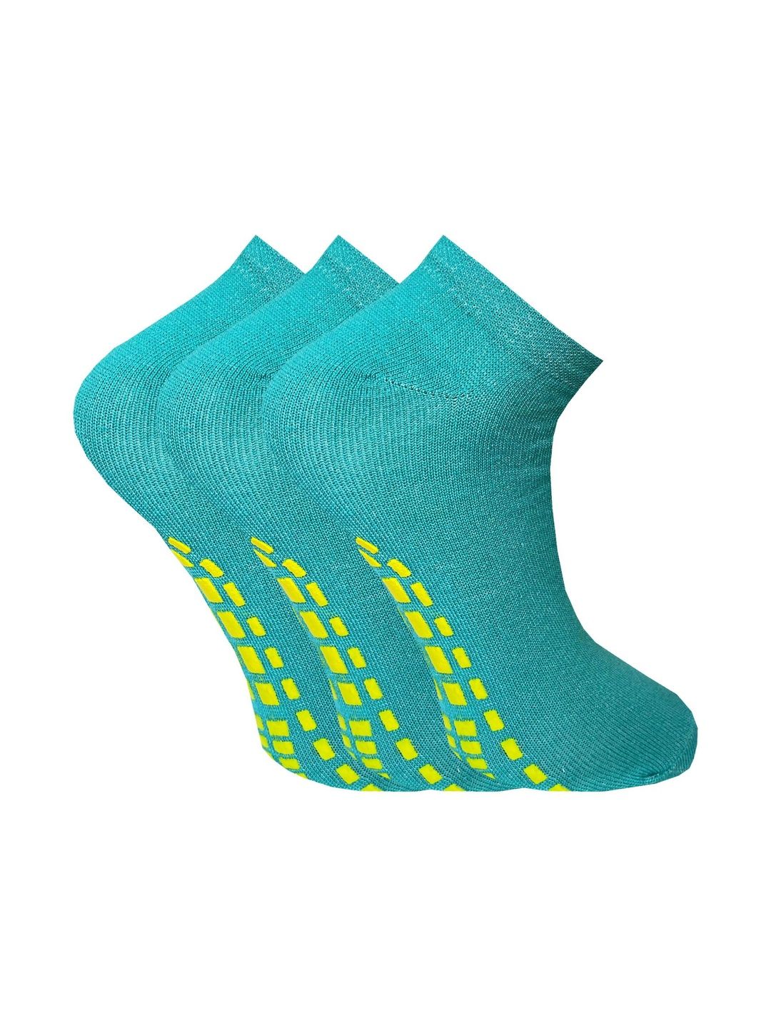 HEBTROCO Women Pack of 3 Cotton Blend Assorted Patterned Ankle Length Socks-image-20
