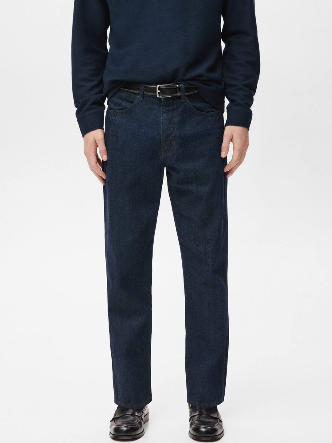 MANGO MAN Regular Fit Mid-Rise Jeans-image-2