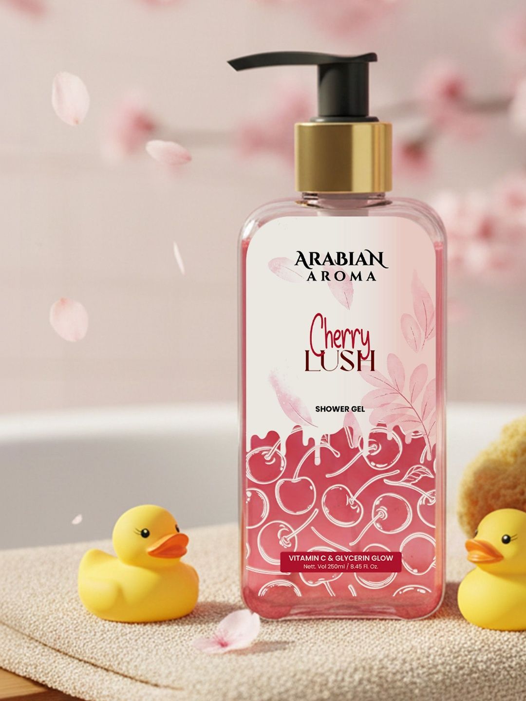 Arabian Aroma Cherry Lush Shower Gel For Nourishment - 250 ml-image-44