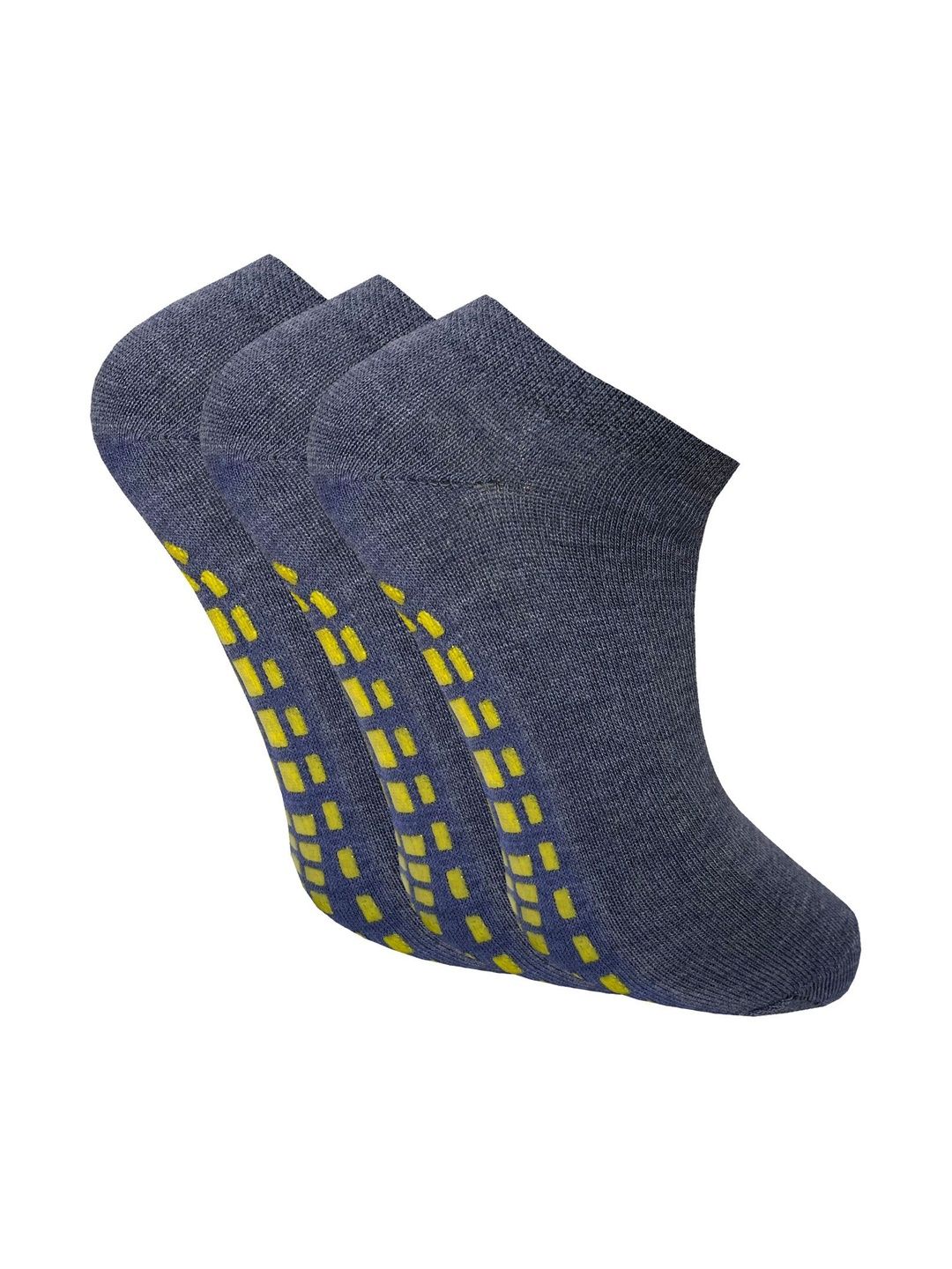 HEBTROCO Women Pack of 3 Cotton Blend Assorted Ankle Length Socks-picture-15
