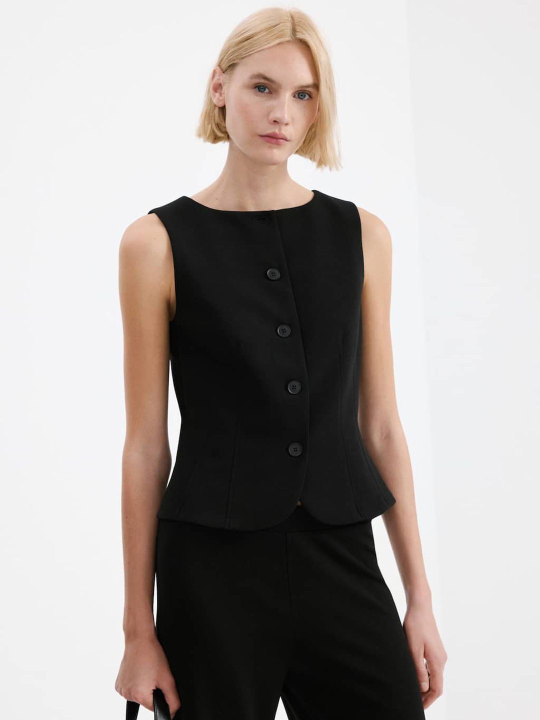 MANGO Paneled Vest Top-picture-54