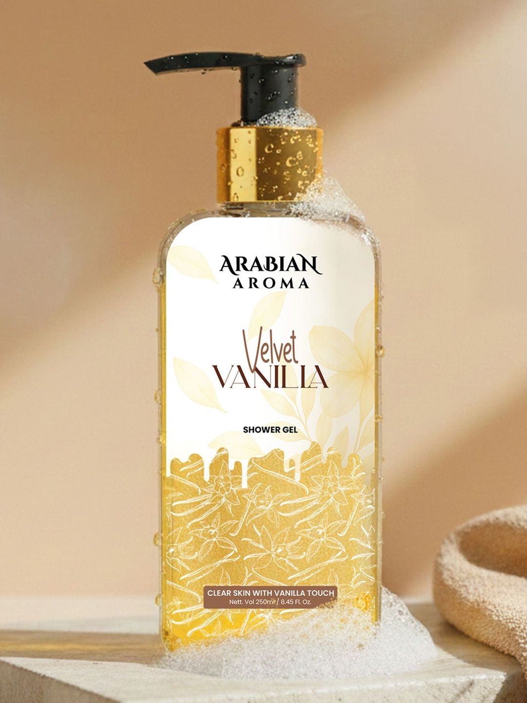 Arabian Aroma Velvet Vanilla Shower Gel For Nourishment -250 ml-image-12