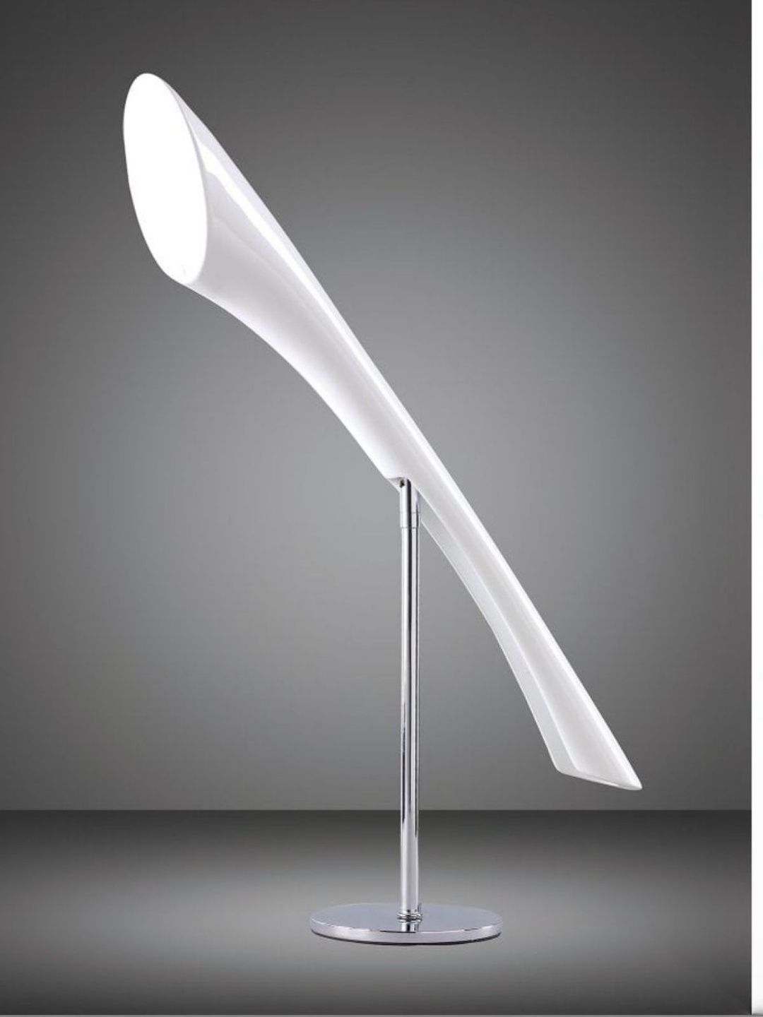 Stello Silver-Toned Metal Contemporary Abstract Shaped Table Lamp-picture-55