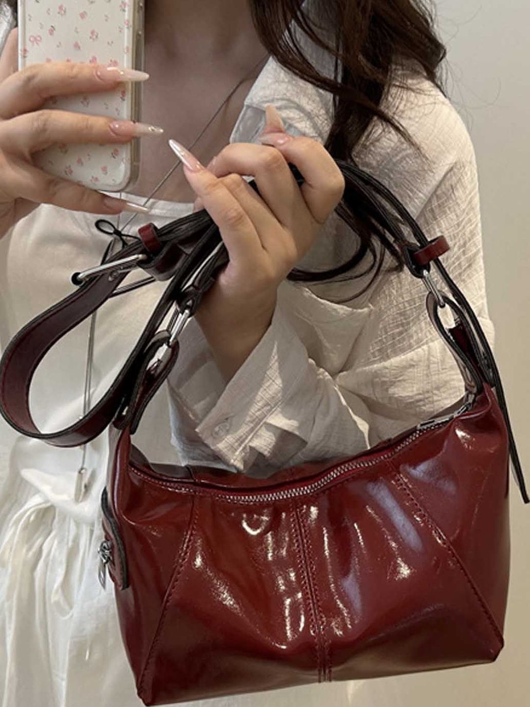 Lara Karen PU Sling Bag-picture-31