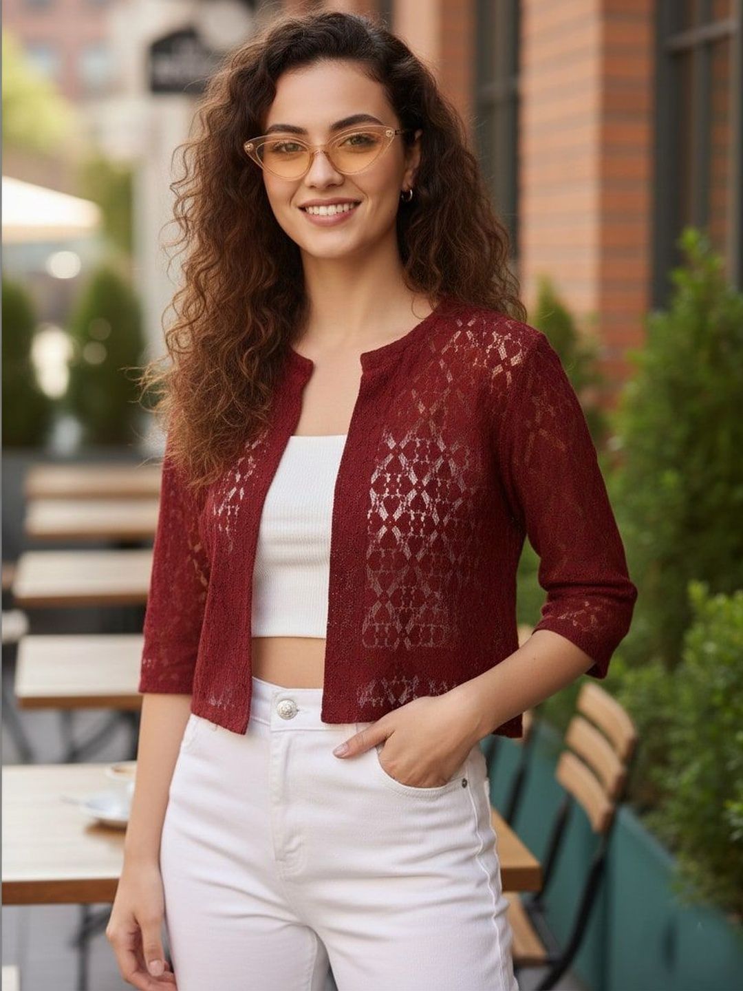 UnaOne Women Crop Shrug-picture-58