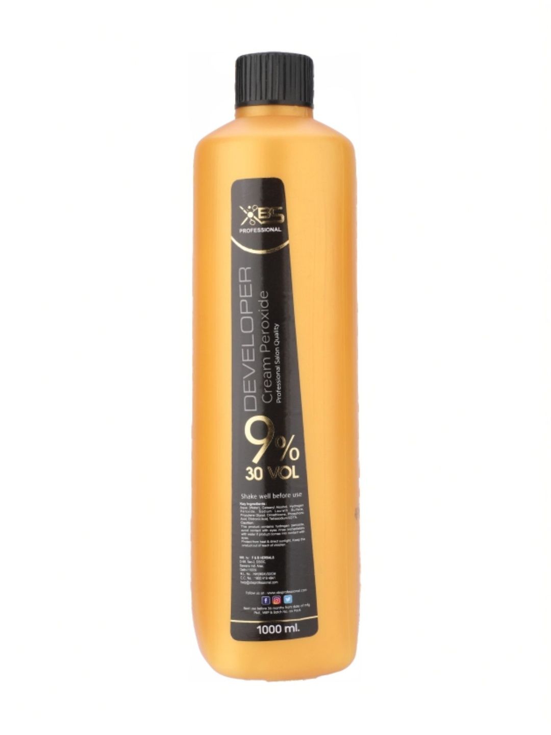 XBS 9% 30 Vol Developer Cream Peroxide - 1L-image-2