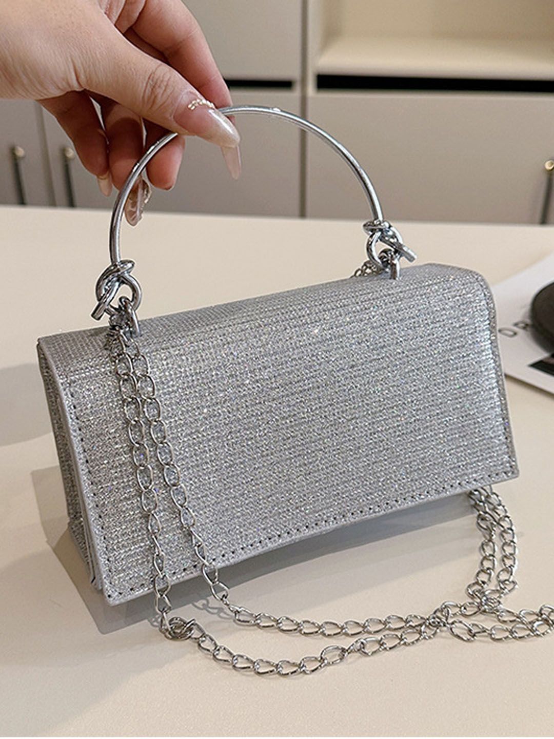 Lara Karen Textured PU Handheld Bag-picture-12