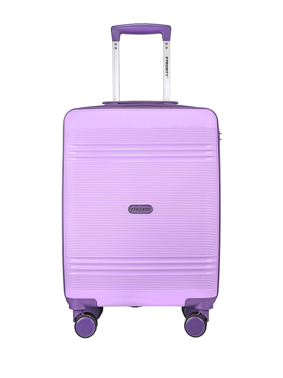 Priority Textured 360 Degree Rotation Hard Cabin Trolley Suitcase - 48 L-image-31