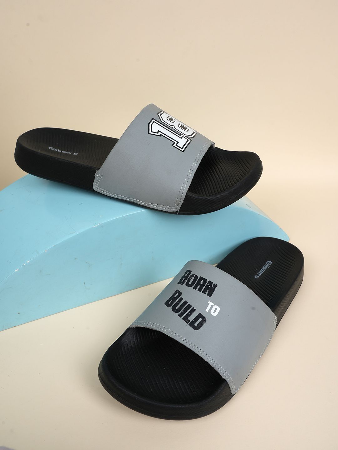 GLISSERS Men Printed Sliders-picture-28