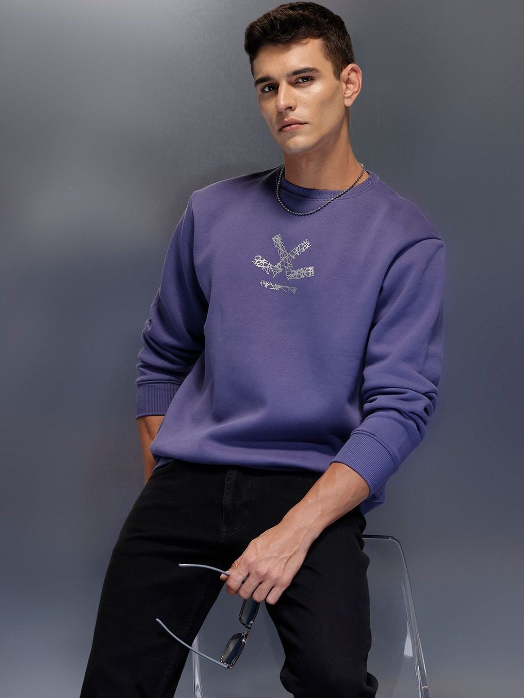 WROGN Men Printed Sweatshirt-picture-43
