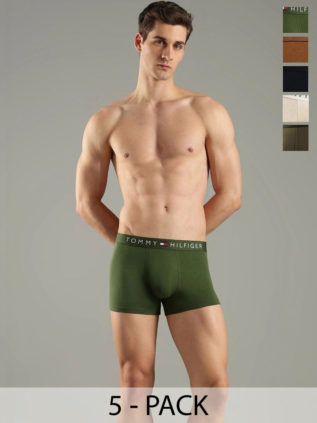Tommy Hilfiger Pack Of 5 Cotton Short Trunk-picture-11