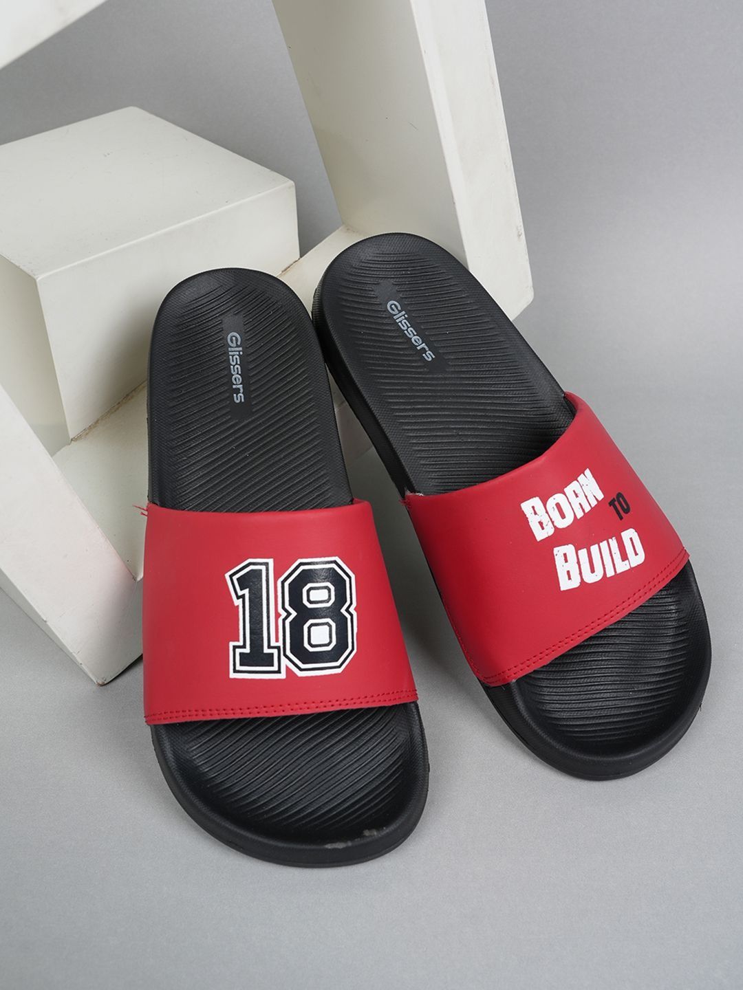 GLISSERS Men Printed Sliders-picture-24