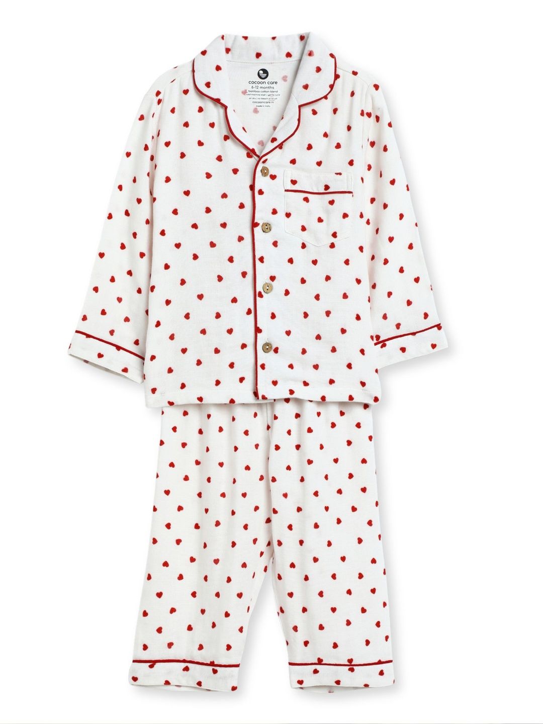 cocoon care Unisex Kids Printed Night suit-picture-24