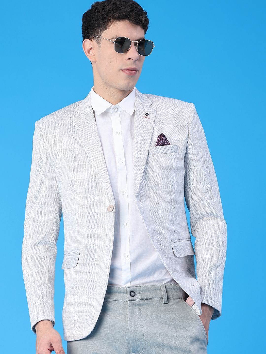 V-Mart Notched Lapel Single-Breasted Blazers-picture-47