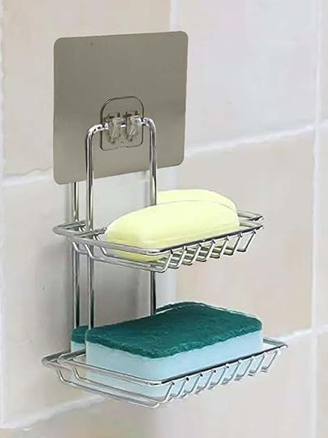 WELKIN Silver-Toned & Silver-Toned Solid Stainless Steel Soap Dish-picture-38