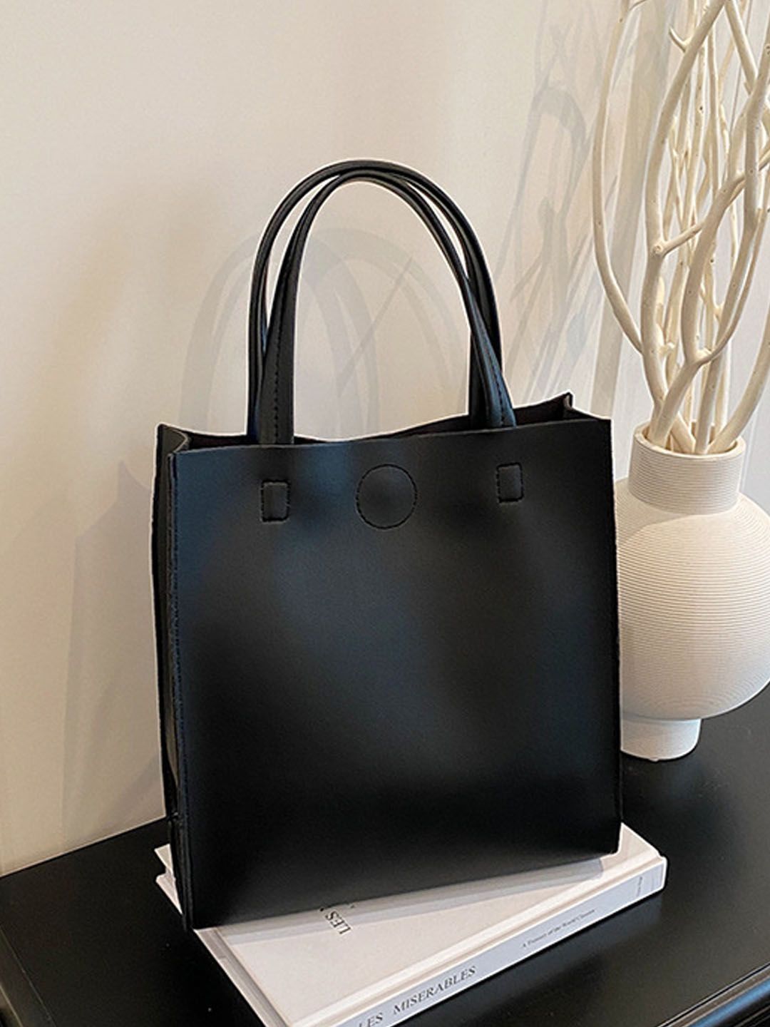 Lara Karen PU Oversized Structured Tote Bag-picture-29