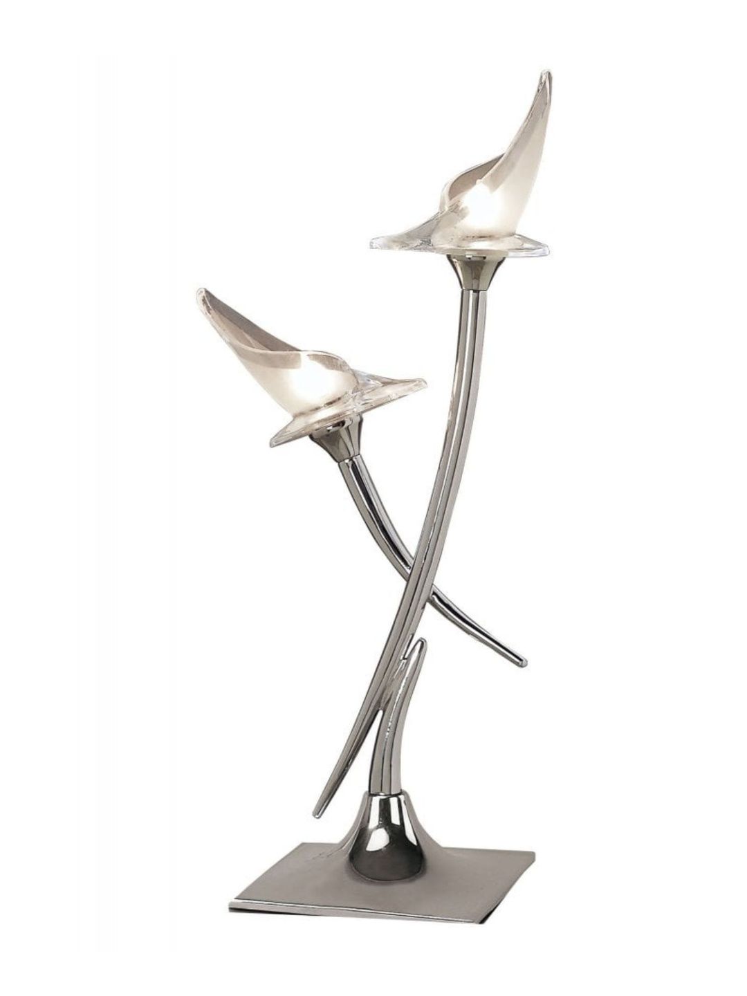 Stello Silver-Toned Metal Contemporary Abstract Shaped Table Lamp-image-29