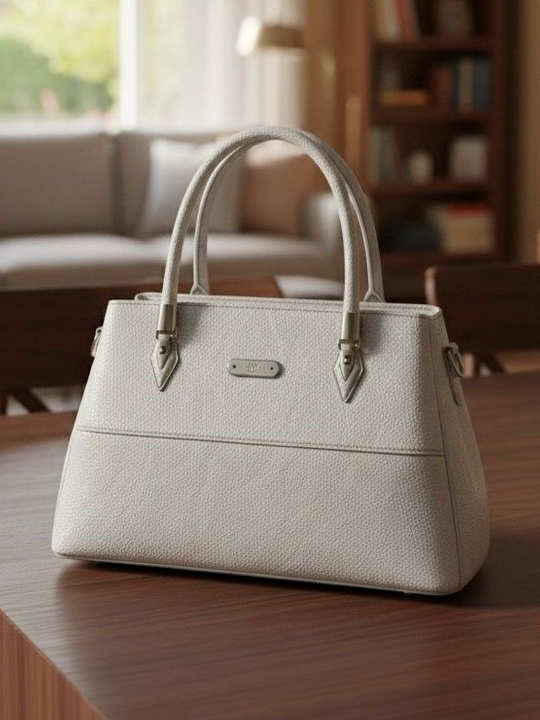 Elecsera Textured Structured Handheld Bag with Quilted-picture-21