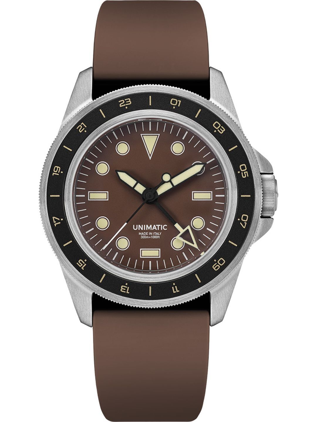 UNIMATIC Men Dial & Straps Analogue Multi Function Automatic Motion Powered Watch U1-GMT-DHBR-picture-12