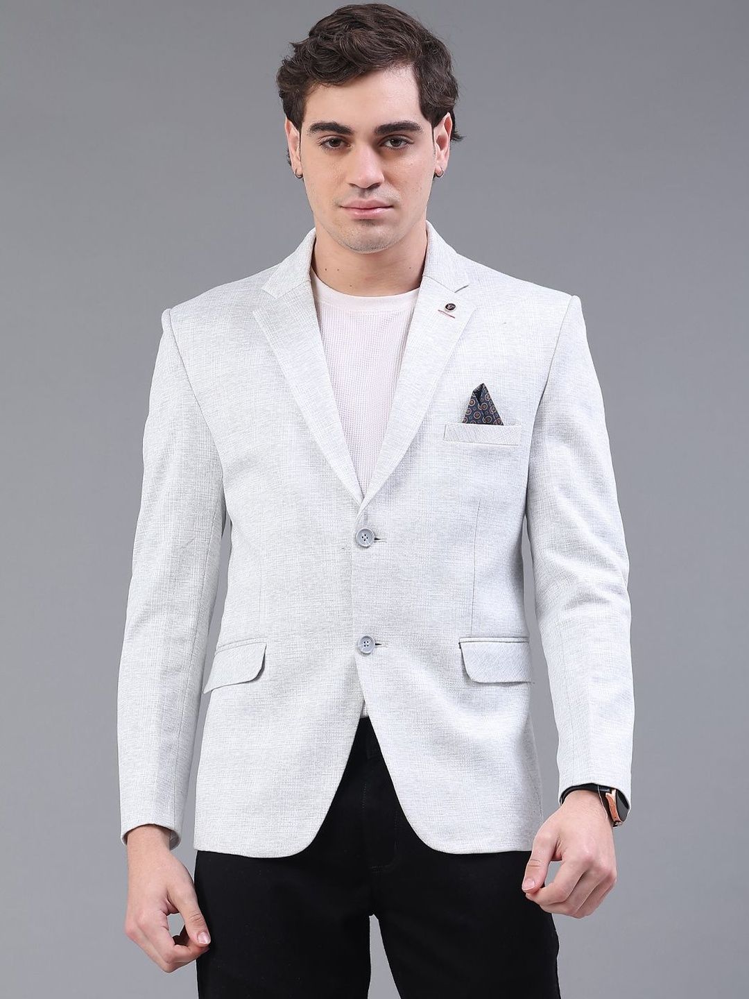 V-Mart Notched Lapel Single-Breasted Blazers-picture-18