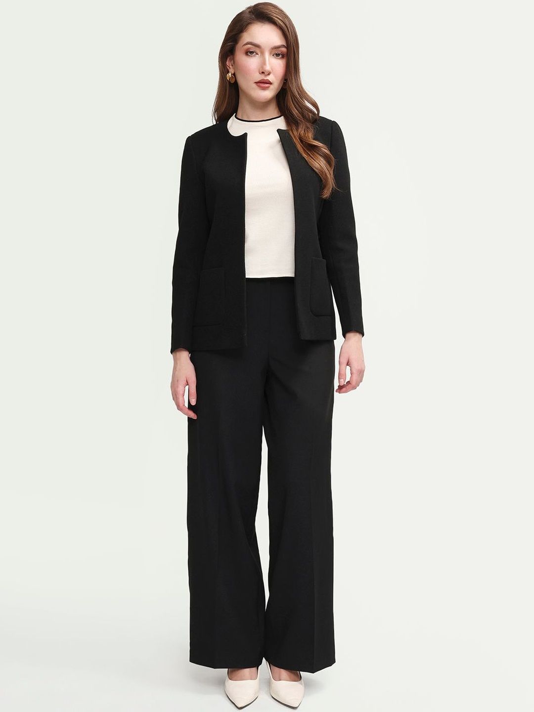 RAREISM Women Tailored High-Rise Trousers-picture-16