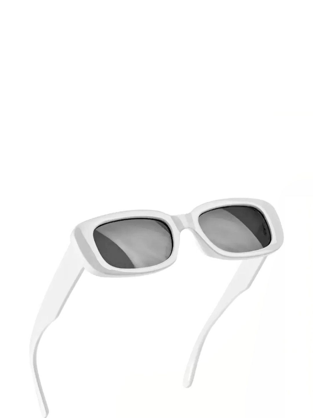 Elligator Men Black Lens & White Square Sunglasses with-picture-35