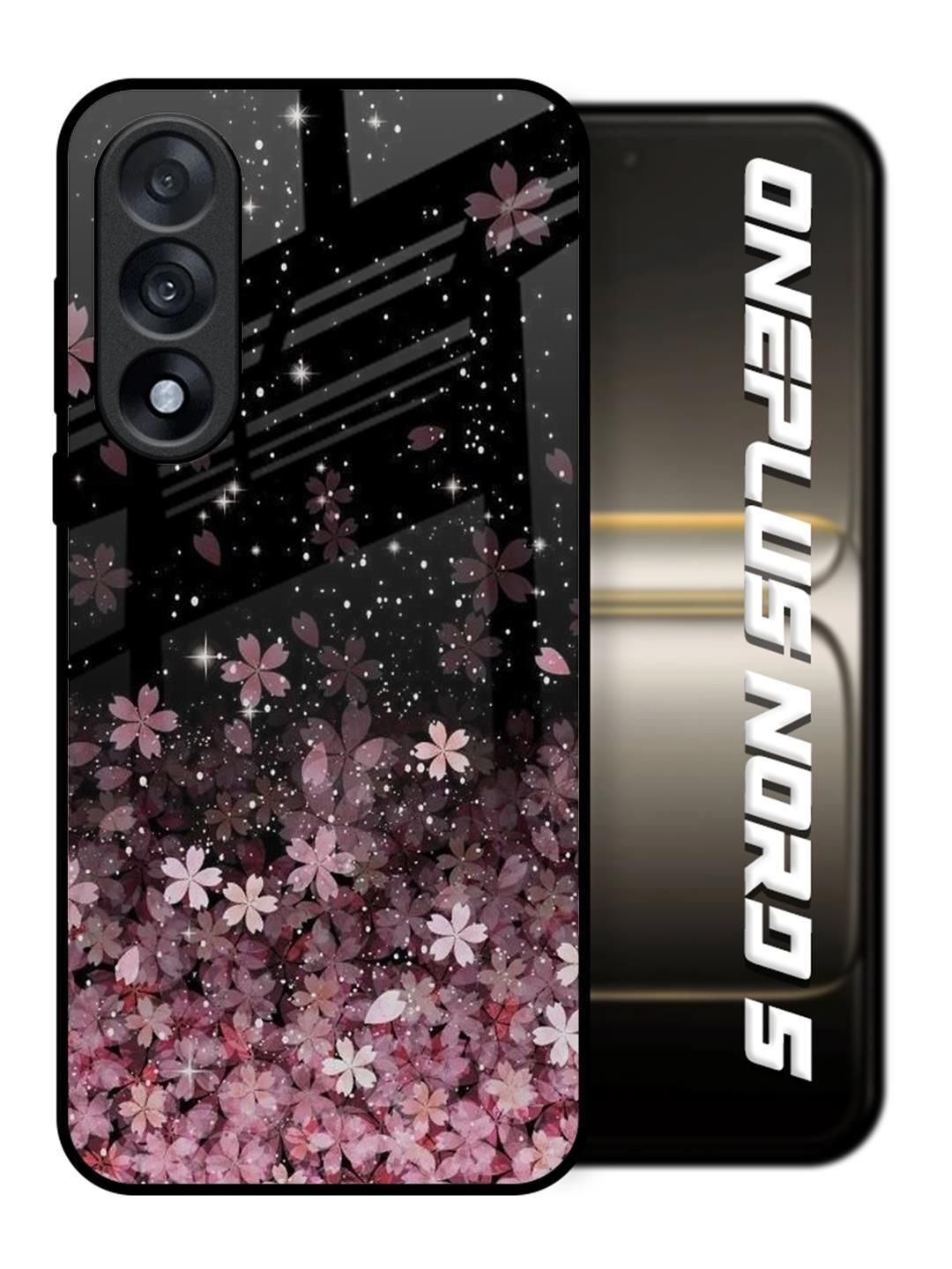 QRIOH Floral Printed OnePlus Nord 5 5G Back Case Mobile Accessories-picture-23