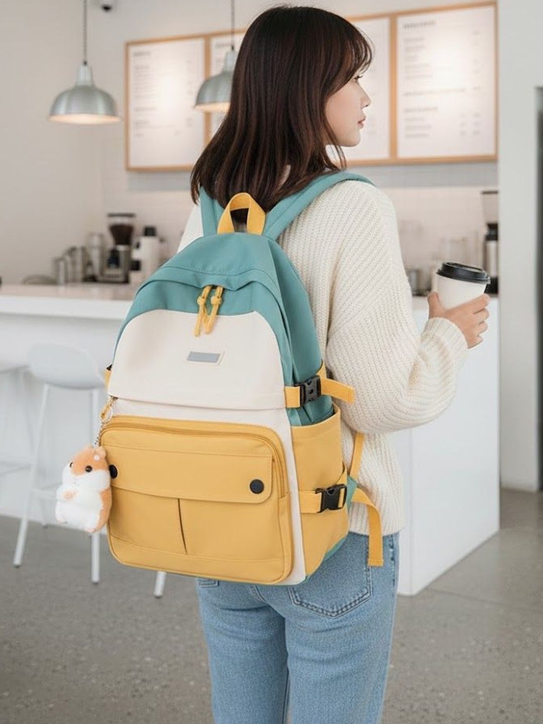 WALSON Women Colourblocked Backpack-picture-24