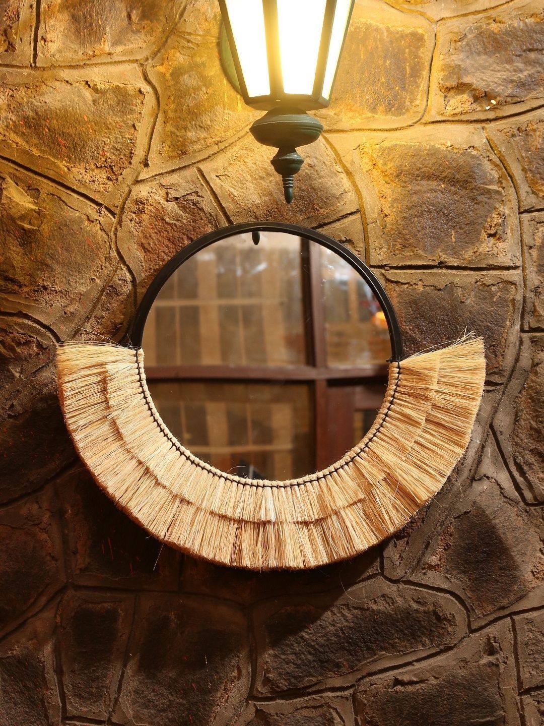Revive Home MDF Wooden Rectangle Wall Mirror-image-1