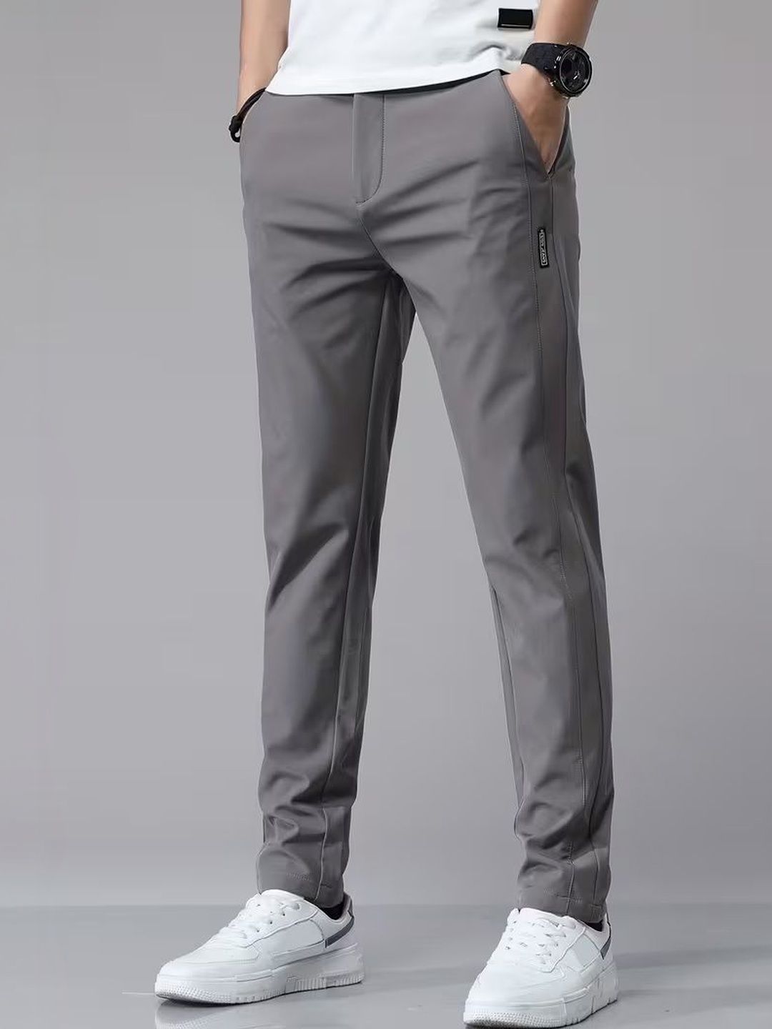 R.Code by The Roadster Life Co. Men High-Rise Trousers-picture-21