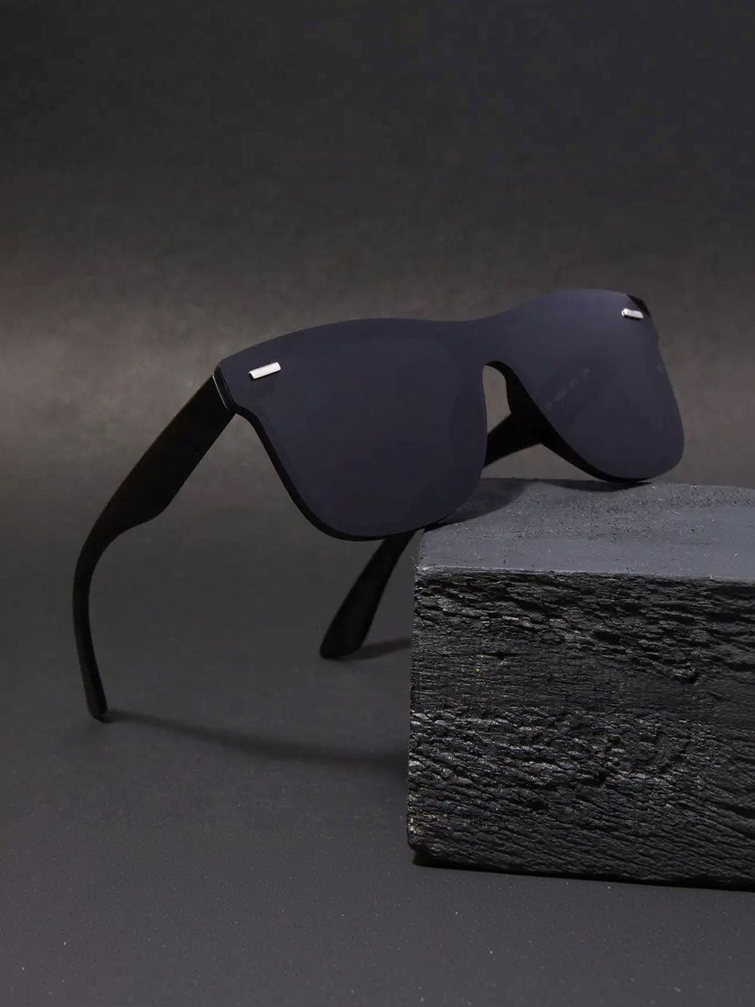 Elligator Men Black Lens & Black Square Sunglasses with-picture-43