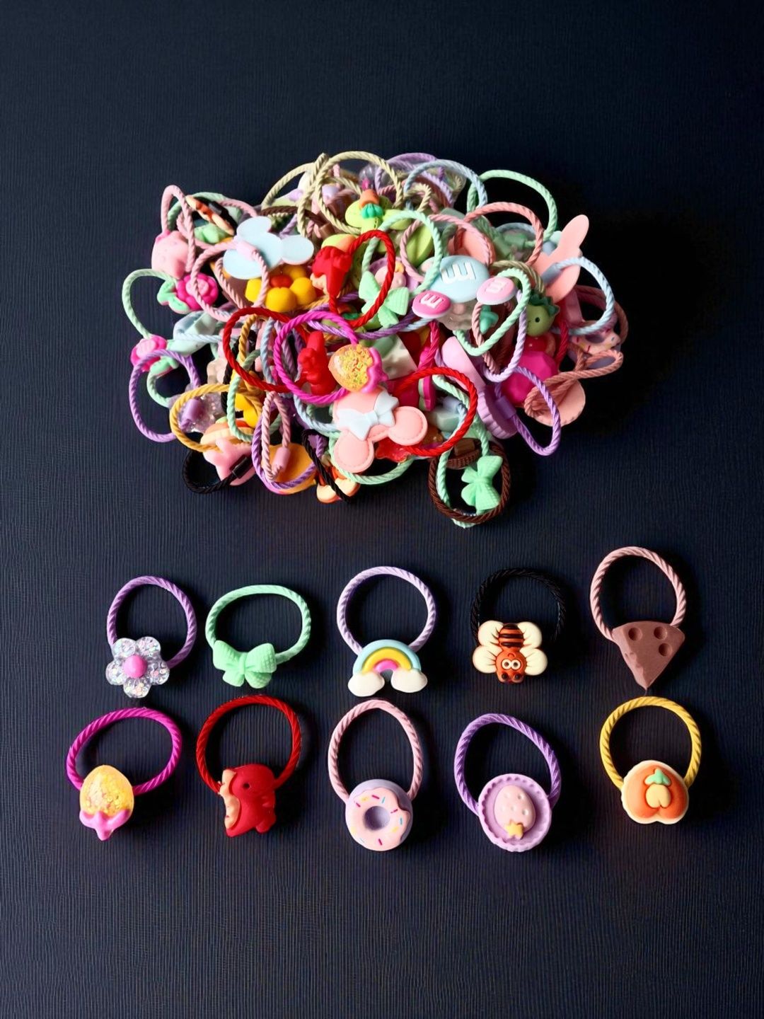 NEOBABY Girls Embellished Ponytail Holders-image-46