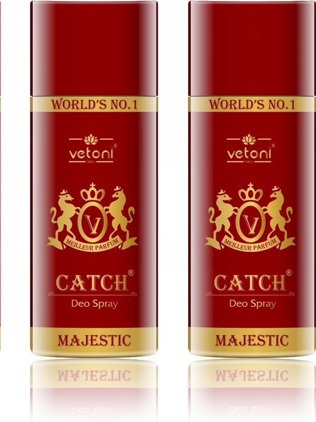 VETONI Set of 2 Catch Majestic Long Lasting Deodorant Spray - 150 ml Each-image-16
