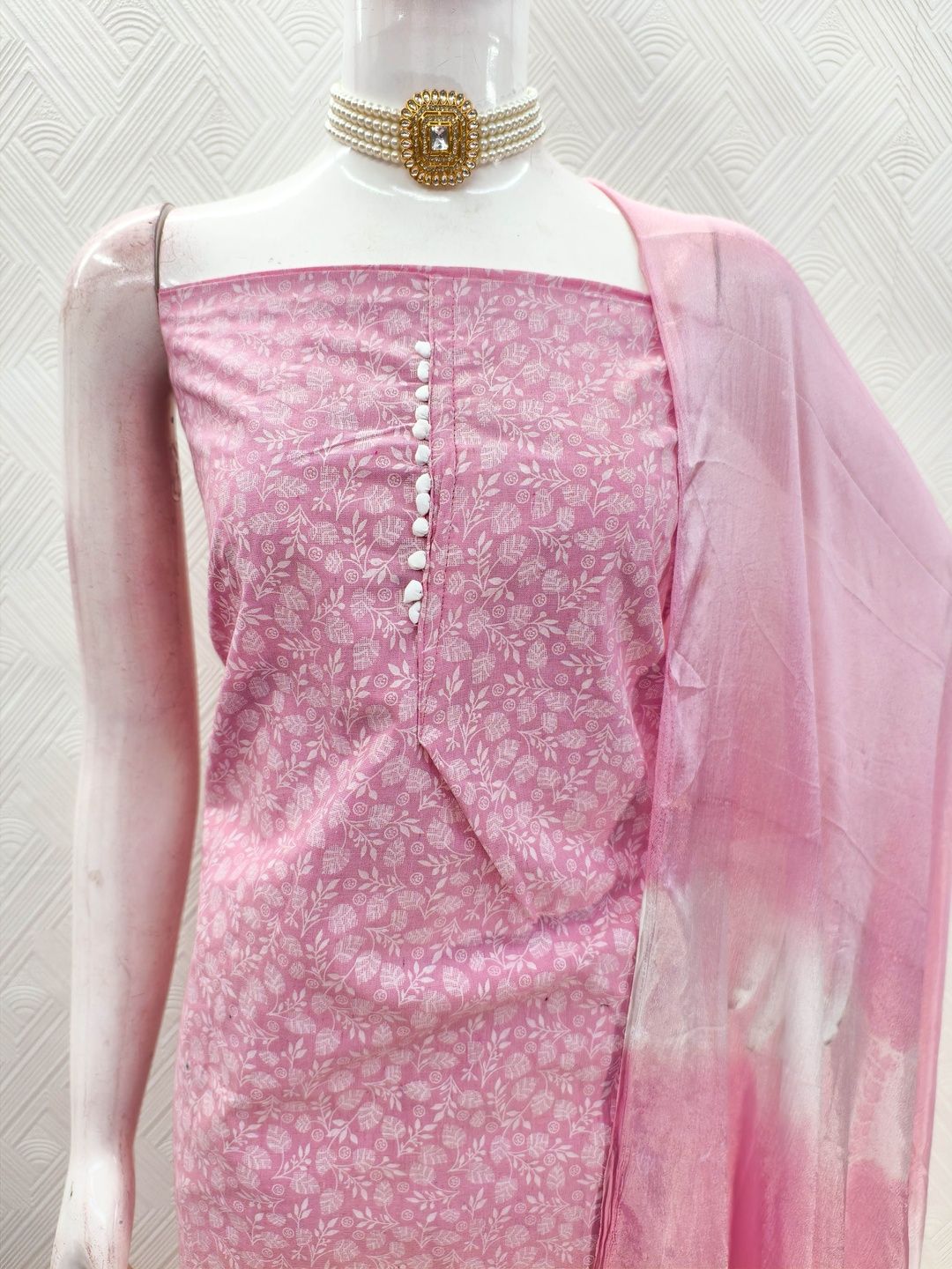 HERE&NOW Printed Pure Cotton Unstitched Dress Material-picture-42