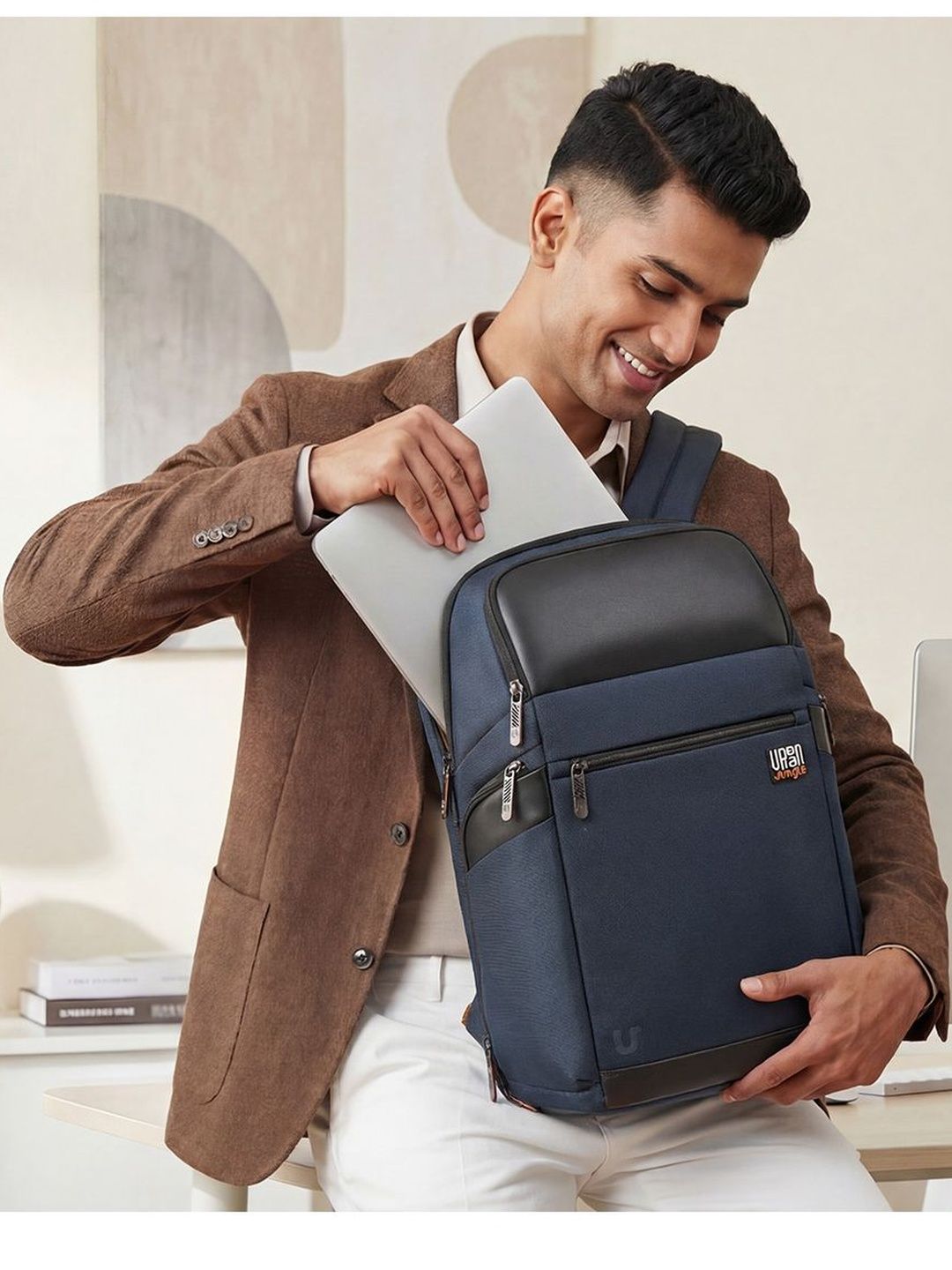 Urban Jungle Unisex Brand Logo Backpack-picture-34