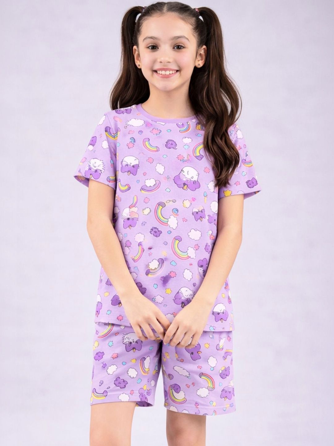 LITBABY Girls Printed Nightdress-image-29