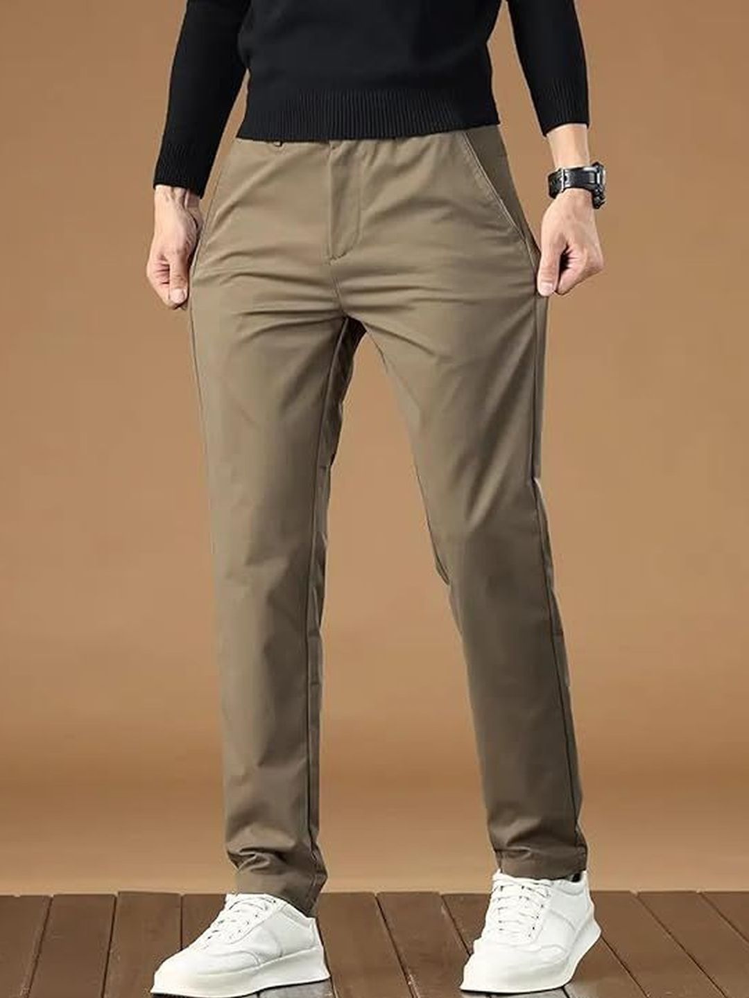 R.Code by The Roadster Life Co. Men High-Rise Trousers-picture-19
