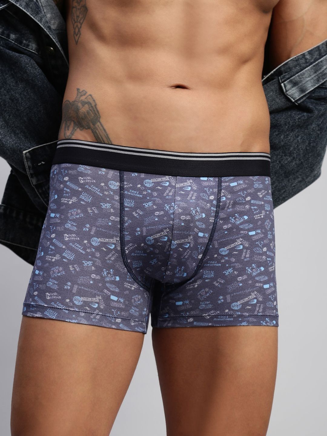 HAYU Men Pack of 2 Modal Printed Trunks-picture-33