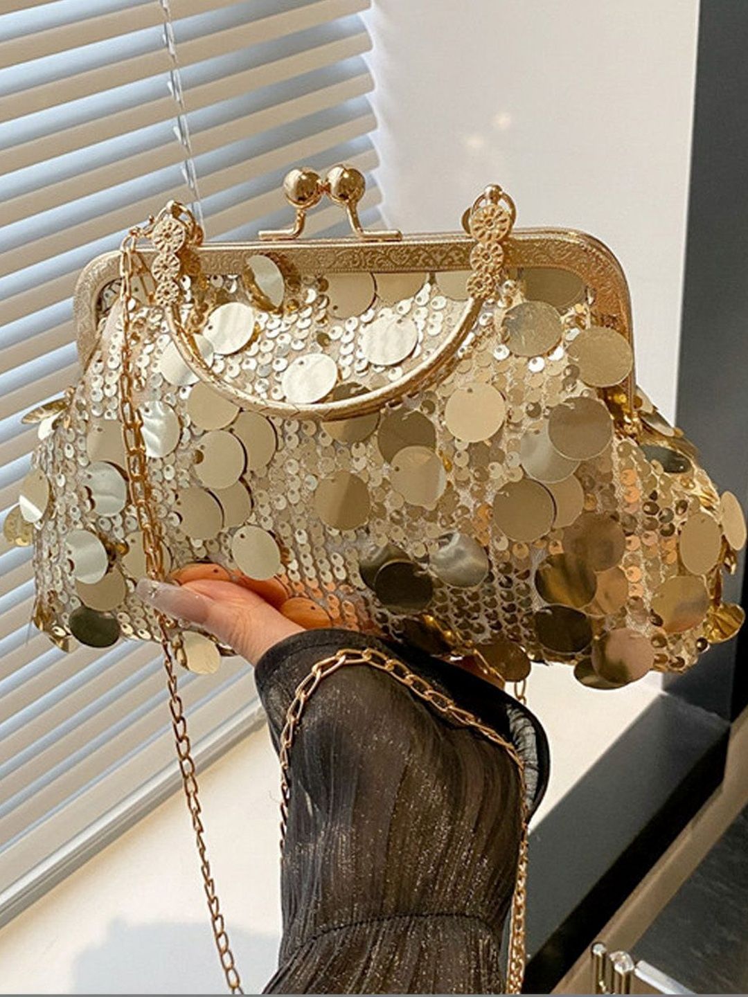 Lara Karen Embellished PU Structured Handheld Bag-picture-37