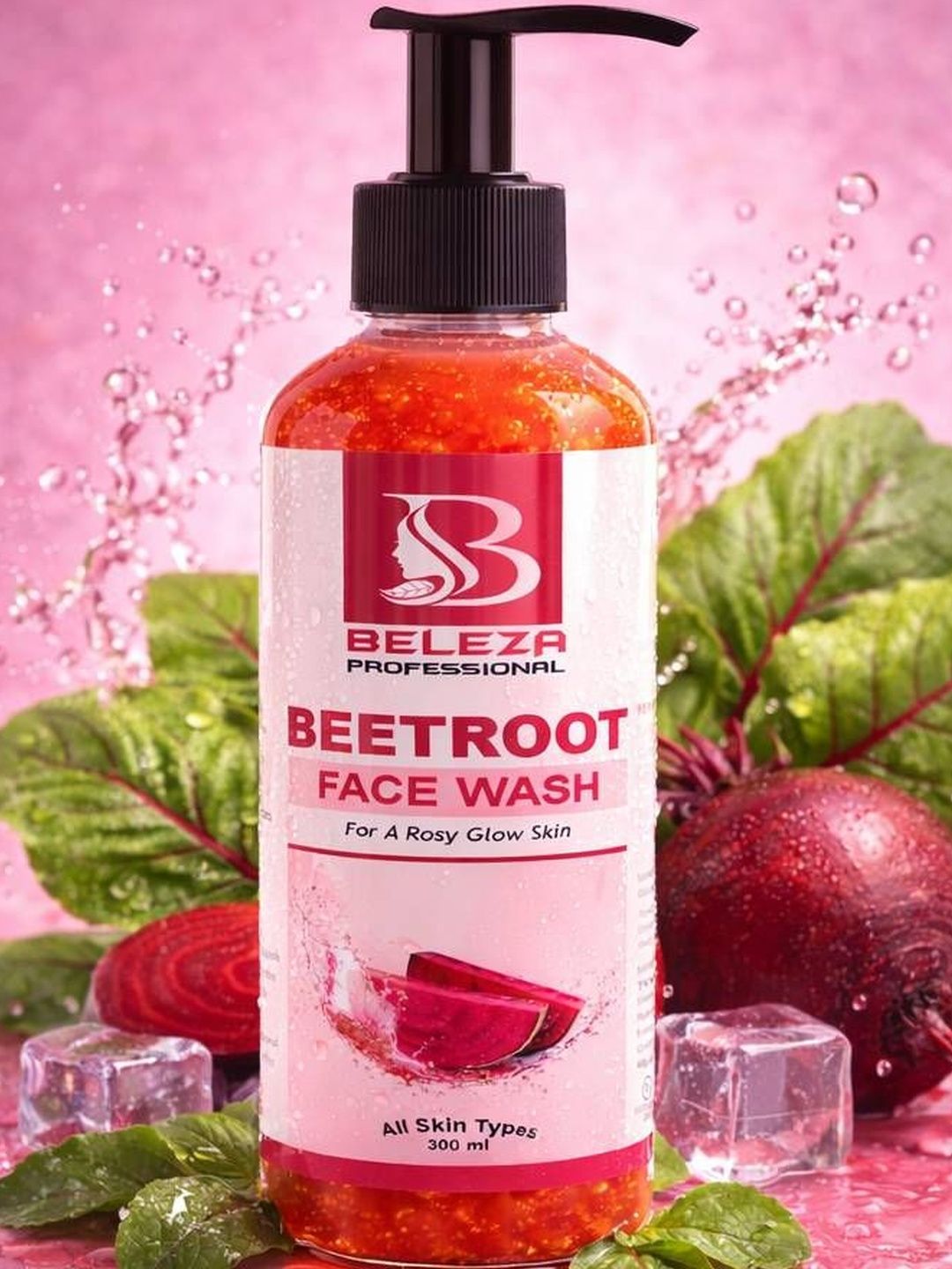 Beleza Professional Beetroot Face Wash For A Rosy Glow Skin - 300 ml-picture-13