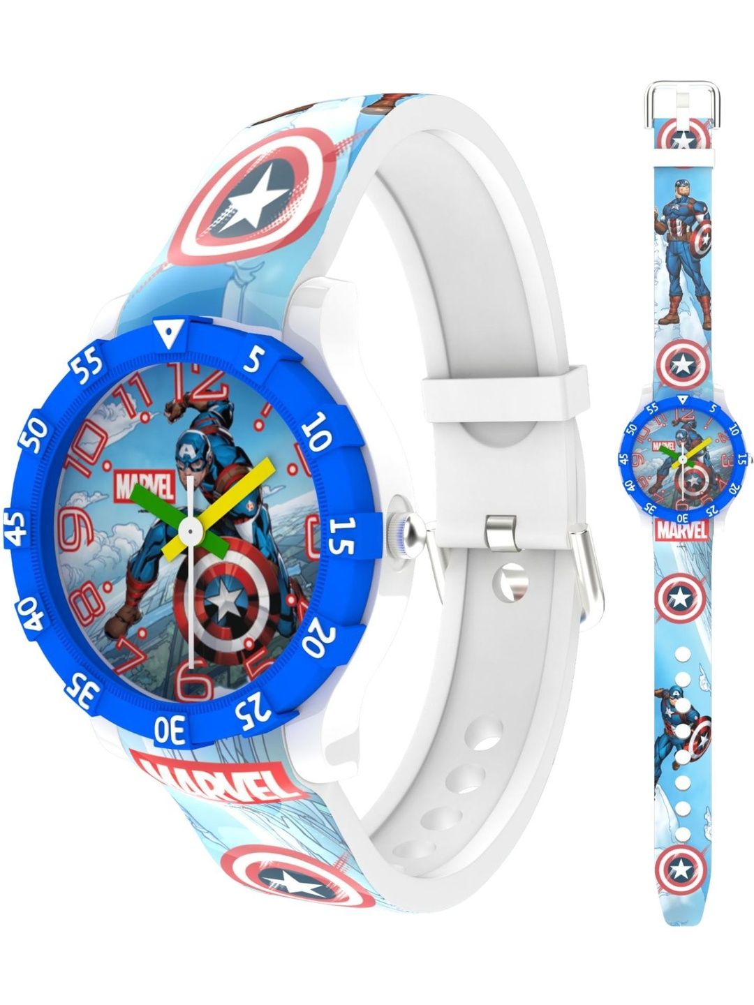 Spiky Boys Printed Dial & Straps Analogue Watch SD03_RND_Captain-image-12